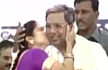 Woman kisses Karnataka Chief Minister in public